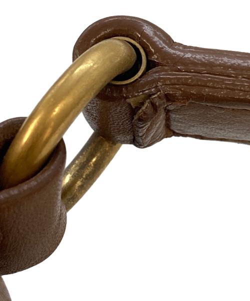 Yves Saint Laurent（イヴサンローラン）Yves Saint Laurent (イヴサンローラン) ミューズトゥー ハンドバッグ ブラウン サイズ:実寸サイズをご参照下さい。の古着・服飾アイテム