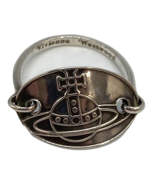 Vivienne Westwood（ヴィヴィアンウエストウッド）Vivienne Westwood (ヴィヴィアンウエストウッド) オーブプレートリング シルバー サイズ:8号の古着・服飾アイテム