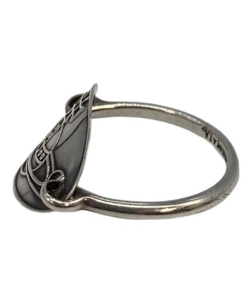 Vivienne Westwood（ヴィヴィアンウエストウッド）Vivienne Westwood (ヴィヴィアンウエストウッド) オーブプレートリング シルバー サイズ:8号の古着・服飾アイテム