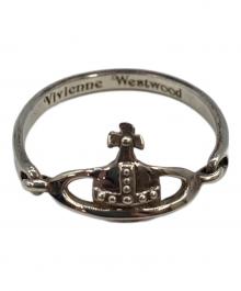 Vivienne Westwood（ヴィヴィアンウエストウッド）の古着「オーブプレートリング」｜シルバー