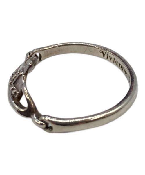 Vivienne Westwood（ヴィヴィアンウエストウッド）Vivienne Westwood (ヴィヴィアンウエストウッド) オーブプレートリング シルバー サイズ:SIZE XSの古着・服飾アイテム