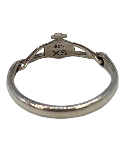 Vivienne Westwood（ヴィヴィアンウエストウッド）Vivienne Westwood (ヴィヴィアンウエストウッド) オーブプレートリング シルバー サイズ:SIZE XSの古着・服飾アイテム