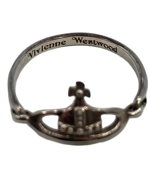 Vivienne Westwood（ヴィヴィアンウエストウッド）Vivienne Westwood (ヴィヴィアンウエストウッド) オーブプレートリング シルバー サイズ:SIZE XSの古着・服飾アイテム