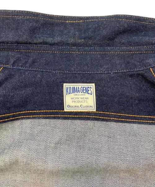 KOJIMA GENES（コジマジーンズ）KOJIMA GENES (コジマジーンズ) コンボ デニム シャツ ジャケット インディゴ×カーキ サイズ:SIZE Mの古着・服飾アイテム