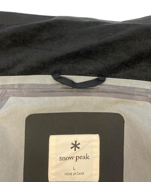 Snow peak（スノーピーク）Snow peak (スノーピーク) mountain of moods (マウンテンオブムーズ) 3L Graphen Jacket ブラック サイズ:SIZE Lの古着・服飾アイテム