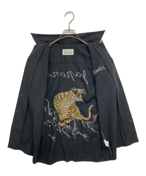 WACKO MARIA（ワコマリア）WACKO MARIA (ワコマリア) タイガー刺繍スーベニアシャツ ブラック サイズ:SIZE Sの古着・服飾アイテム