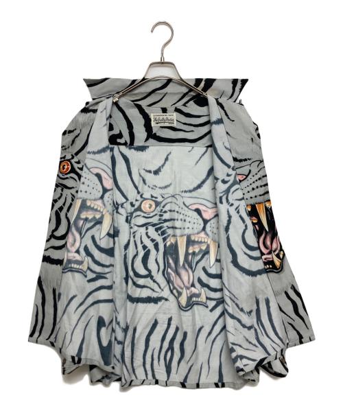WACKO MARIA（ワコマリア）WACKO MARIA (ワコマリア) TIM LEHI (ティムリーハイ) TIM LEHI L/S HAWAIIAN SHIRT グレー サイズ:SIZE Sの古着・服飾アイテム