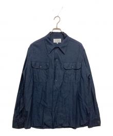 Maison Margiela（メゾンマルジェラ）の古着「ワーカーシャツ」｜ネイビー