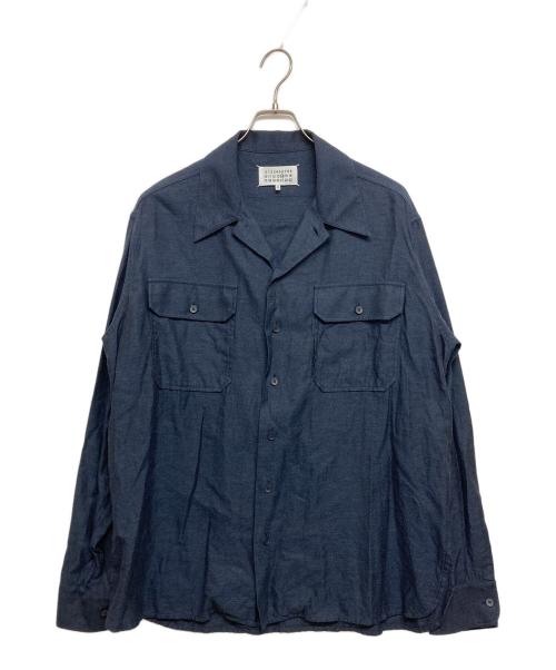 Maison Margiela（メゾンマルジェラ）Maison Margiela (メゾンマルジェラ) ワーカーシャツ ネイビー サイズ:SIZE42の古着・服飾アイテム