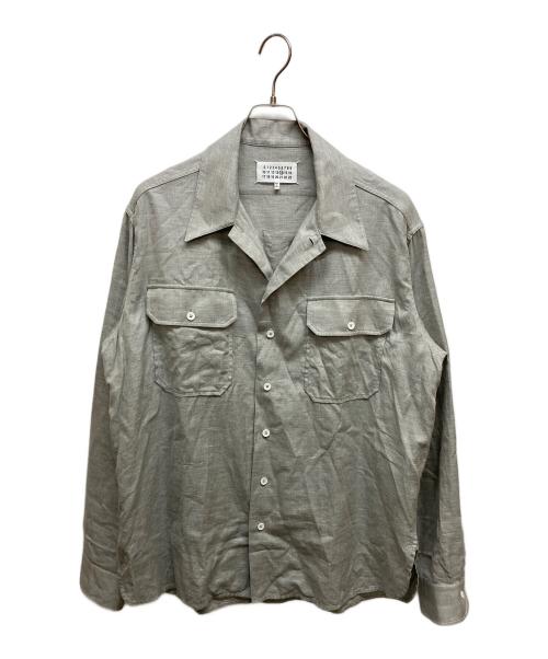 Maison Margiela（メゾンマルジェラ）Maison Margiela (メゾンマルジェラ) ワーカーシャツ グレー サイズ:SIZE42の古着・服飾アイテム