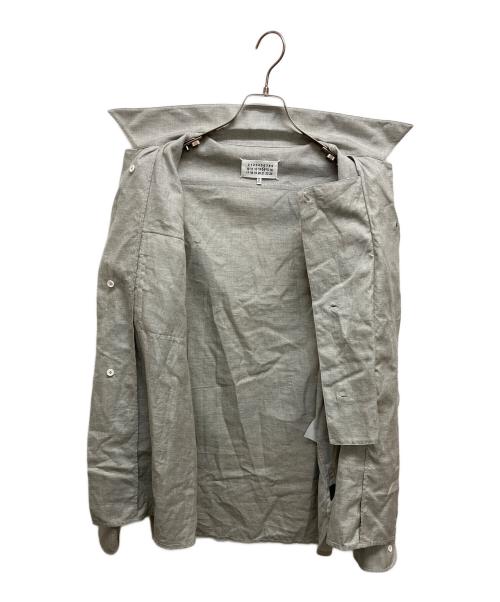 Maison Margiela（メゾンマルジェラ）Maison Margiela (メゾンマルジェラ) ワーカーシャツ グレー サイズ:SIZE42の古着・服飾アイテム