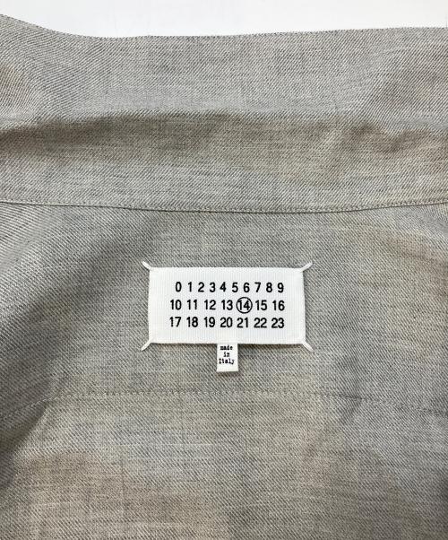 Maison Margiela（メゾンマルジェラ）Maison Margiela (メゾンマルジェラ) ワーカーシャツ グレー サイズ:SIZE42の古着・服飾アイテム
