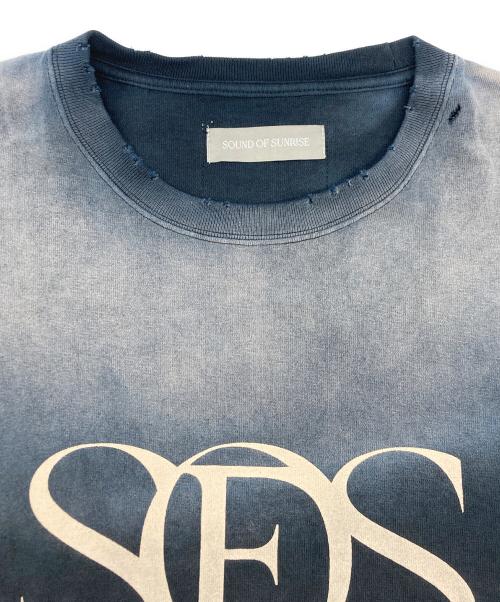 SOUND OF SUNRISE（サウンドオブサンライズ）SOUND OF SUNRISE (サウンドオブサンライズ) S.O.S Sun Faded Like T-shirt ブラック サイズ:SIZE XLの古着・服飾アイテム