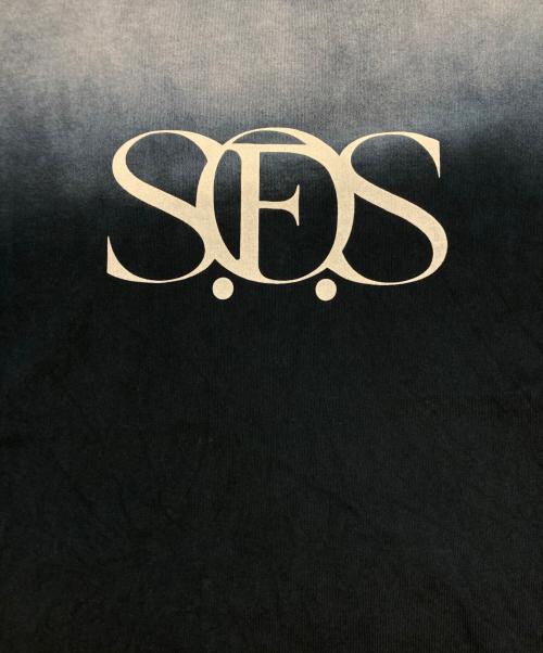 SOUND OF SUNRISE（サウンドオブサンライズ）SOUND OF SUNRISE (サウンドオブサンライズ) S.O.S Sun Faded Like T-shirt ブラック サイズ:SIZE XLの古着・服飾アイテム
