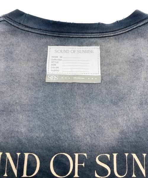 SOUND OF SUNRISE（サウンドオブサンライズ）SOUND OF SUNRISE (サウンドオブサンライズ) S.O.S Sun Faded Like T-shirt ブラック サイズ:SIZE XLの古着・服飾アイテム