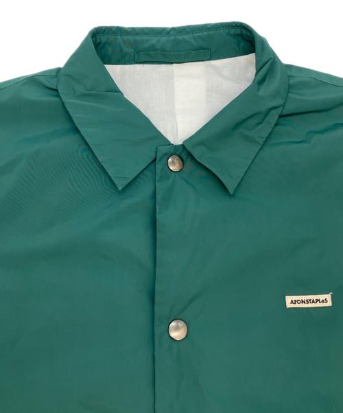 ATONSTAPLeS（エイトンステイプルズ）ATONSTAPLeS (エイトンステイプルズ) コーチジャケット グリーン サイズ:SIZE Lの古着・服飾アイテム