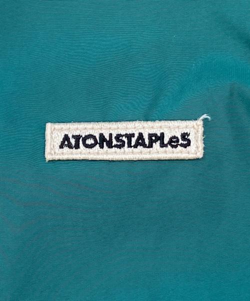 ATONSTAPLeS（エイトンステイプルズ）ATONSTAPLeS (エイトンステイプルズ) コーチジャケット グリーン サイズ:SIZE Lの古着・服飾アイテム