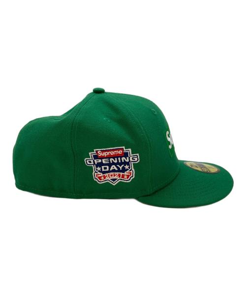 SUPREME（シュプリーム）SUPREME (シュプリーム) キャップ 20ss グリーン サイズ:SIZE7 3/8の古着・服飾アイテム