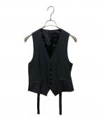 gabriela coll garments×LORO PIANAガブリエラコールガーメンツ×ロロピアーナ）の古着「ジレ」｜ブラック