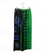 DRIES VAN NOTEN×LEN LYEドリスヴァンノッテン×レン・ライ）の古着「レンライ グラフィックプリント イージーパンツ」｜グリーン