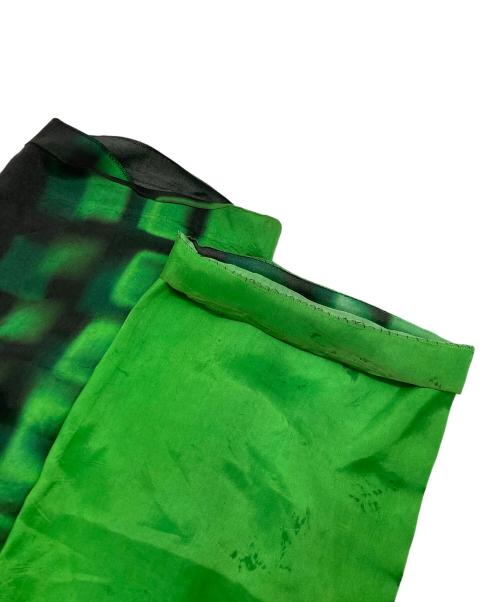 DRIES VAN NOTEN（ドリスヴァンノッテン）DRIES VAN NOTEN (ドリスヴァンノッテン) LEN LYE (レン・ライ) レンライ グラフィックプリント イージーパンツ グリーン サイズ:SIZE34の古着・服飾アイテム