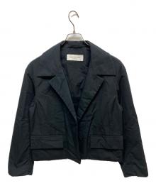 DRIES VAN NOTEN（ドリスヴァンノッテン）の古着「ボタンレス シングルブレスト ジャケット」｜ブラック