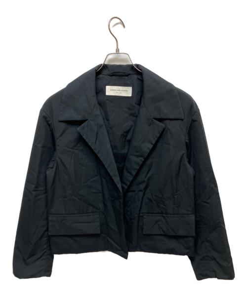 DRIES VAN NOTEN（ドリスヴァンノッテン）DRIES VAN NOTEN (ドリスヴァンノッテン) ボタンレス シングルブレスト ジャケット ブラック サイズ:XSの古着・服飾アイテム
