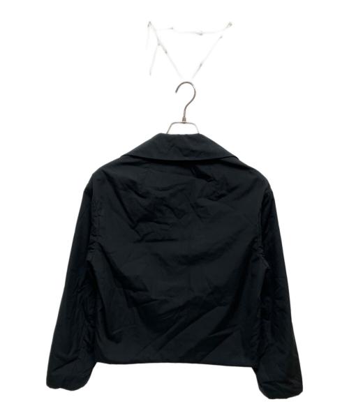 DRIES VAN NOTEN（ドリスヴァンノッテン）DRIES VAN NOTEN (ドリスヴァンノッテン) ボタンレス シングルブレスト ジャケット ブラック サイズ:XSの古着・服飾アイテム