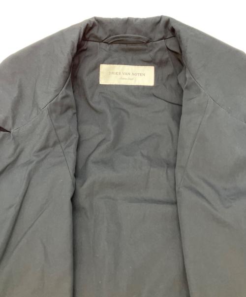 DRIES VAN NOTEN（ドリスヴァンノッテン）DRIES VAN NOTEN (ドリスヴァンノッテン) ボタンレス シングルブレスト ジャケット ブラック サイズ:XSの古着・服飾アイテム