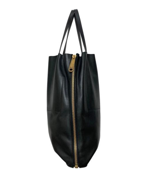 JIL SANDER（ジルサンダー）JIL SANDER (ジルサンダー) サイドジップレザートートバッグ ブラック サイズ:実寸サイズをご参照下さい。の古着・服飾アイテム