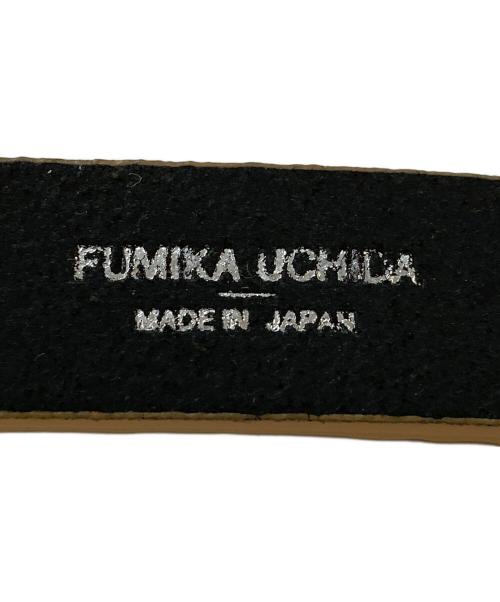 FUMIKA UCHIDA（フミカウチダ）FUMIKA UCHIDA (フミカウチダ) 型押しレザーベルト シルバー サイズ:実寸サイズ参照の古着・服飾アイテム