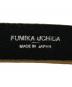 中古・古着 FUMIKA UCHIDA (フミカウチダ) 型押しレザーベルト シルバー サイズ:実寸サイズ参照：8000円