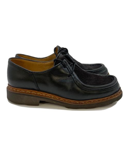 PARABOOT（パラブーツ）PARABOOT (パラブーツ) LEMAIRE (ルメール) MICHAEL/レザーシューズ ブラック サイズ:22の古着・服飾アイテム