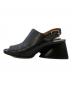 DRIES VAN NOTEN (ドリスヴァンノッテン) レザーサンダル ブラック サイズ:SIZE36：10000円