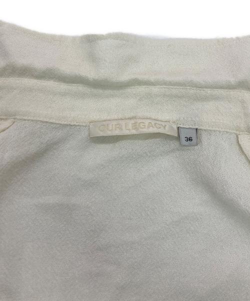 OUR LEGACY（アワーレガシー）OUR LEGACY (アワーレガシー) 70S LINE SHIRT ホワイト サイズ:SIZE36の古着・服飾アイテム