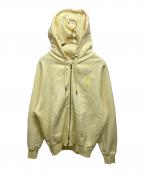 AMI Alexandre Mattiussiアミアレクサンドルマテュッシ）の古着「ハートAロゴジップパーカー」｜イエロー
