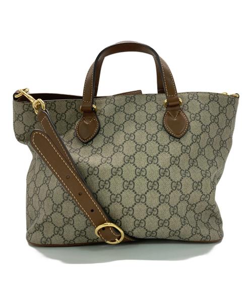 GUCCI（グッチ）GUCCI (グッチ) ショルダーバッグ ブラウンの古着・服飾アイテム