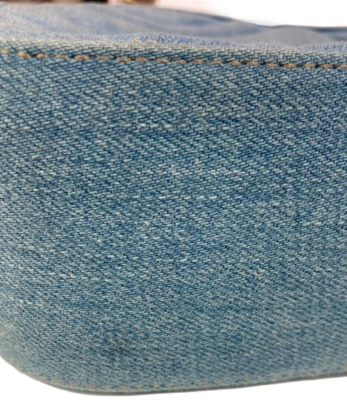 GUCCI（グッチ）GUCCI (グッチ) デニム スモール ショルダーバッグ インディゴ サイズ:実寸サイズを参照してくださいの古着・服飾アイテム