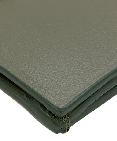 Acne studios（アクネ ストゥディオズ）Acne studios (アクネ ストゥディオズ) レザーネックミニコインケース グリーンの古着・服飾アイテム