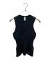 CFCL（シーエフシーエル）の古着「FLUTED SLEEVELESS TOP」｜ネイビー