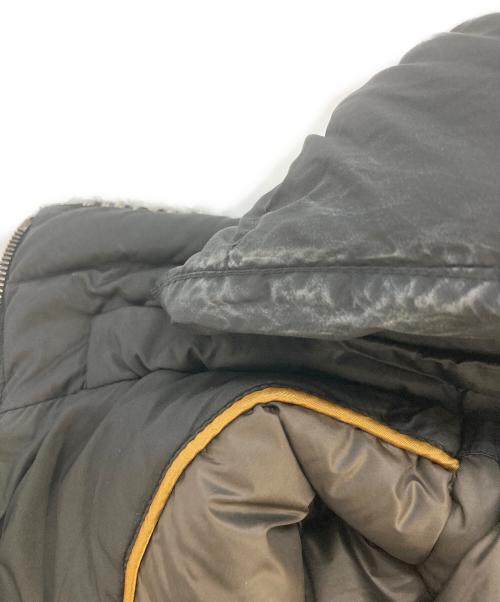 MOORER（ムーレー）MOORER (ムーレー) ツイード切替ダウンコート　OME6205103C ブラック サイズ:SIZE42の古着・服飾アイテム