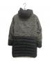 MOORER (ムーレー) ツイード切替ダウンコート　OME6205103C ブラック サイズ:SIZE42：27000円