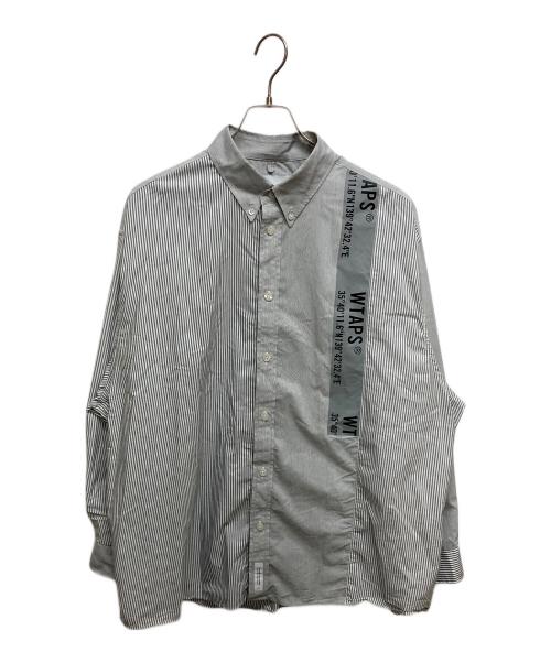 WTAPS（ダブルタップス）WTAPS (ダブルタップス) シャツ BD 01 / LS / CTPL. Broadcloth. Textile. Coolmax. Gps グレー サイズ:SIZE03の古着・服飾アイテム