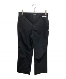 WTAPS（ダブルタップス）の古着「LEZ/STRT/TROUSERS/POLY.TWILL 241TQDT-PTM01 ストレート トラウザーズ」｜ブラック