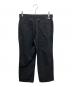 WTAPS (ダブルタップス) LEZ/STRT/TROUSERS/POLY.TWILL 241TQDT-PTM01 ストレート トラウザーズ ブラック サイズ:SIZE X03：15000円