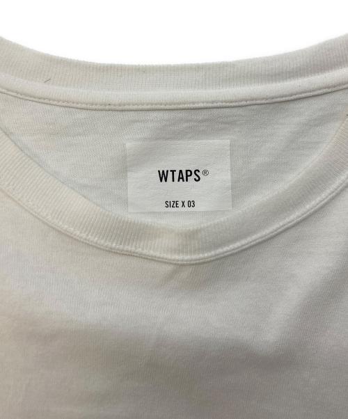 WTAPS（ダブルタップス）WTAPS (ダブルタップス) コットンジャージーロングスリーブTシャツ ホワイト サイズ:SIZE X03の古着・服飾アイテム