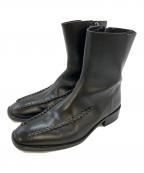 HEREUヘリュー）の古着「Metla ポリッシュド ブーツ」｜ブラック