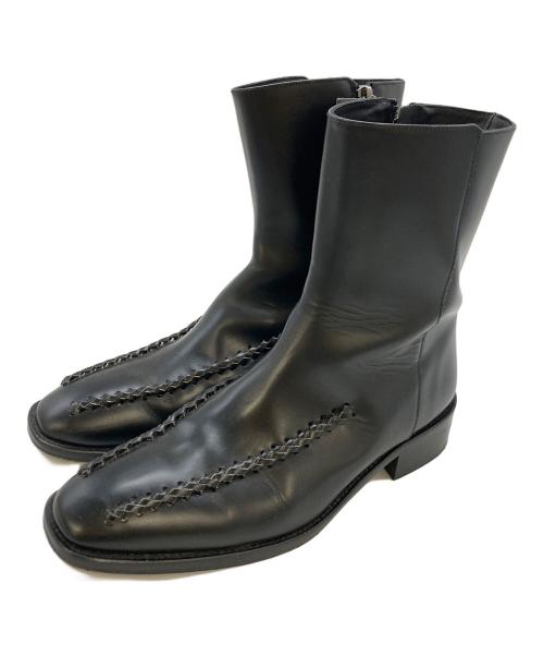 HEREU（ヘリュー）HEREU (ヘリュー) Metla ポリッシュド ブーツ ブラック サイズ:SIZE38の古着・服飾アイテム