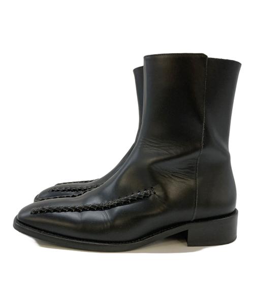 HEREU（ヘリュー）HEREU (ヘリュー) Metla ポリッシュド ブーツ ブラック サイズ:SIZE38の古着・服飾アイテム