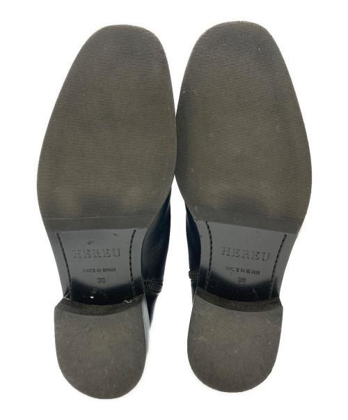 HEREU（ヘリュー）HEREU (ヘリュー) Metla ポリッシュド ブーツ ブラック サイズ:SIZE38の古着・服飾アイテム